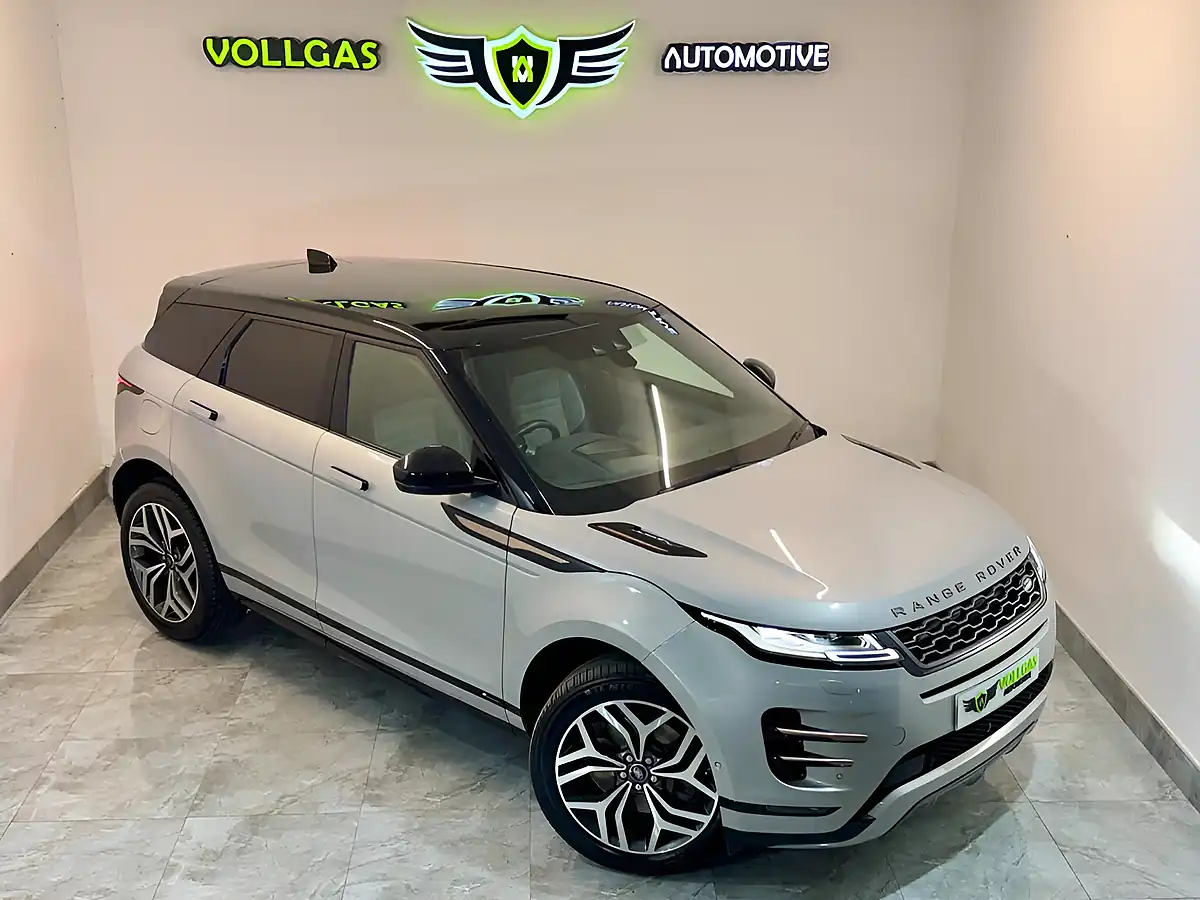 Used 2019 Land Rover Range Rover Evoque First Edition Silver - Front View