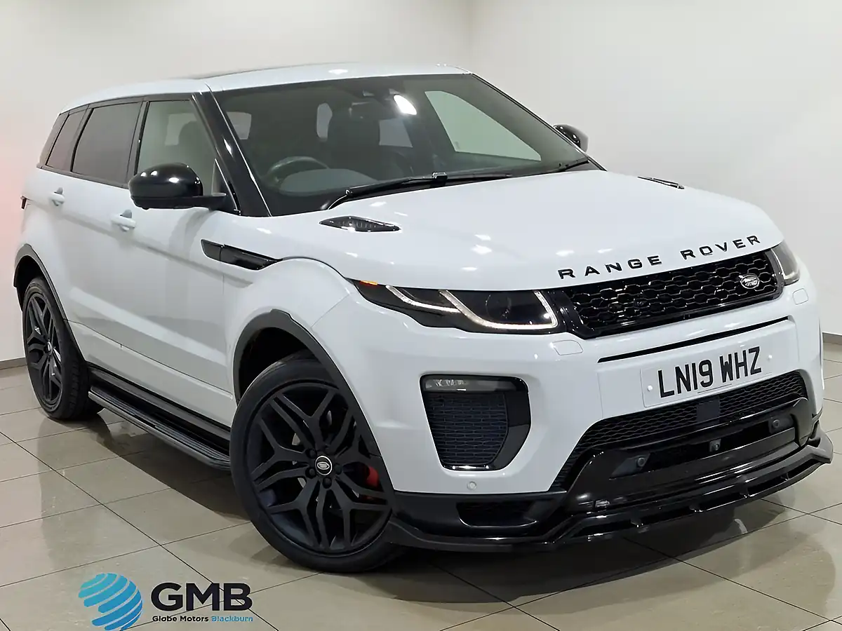 Used 2019 Land Rover Range Rover Evoque Hse Dynamic Pearlescent White - Front View