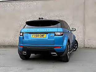 Used 2019 Land Rover Range Rover Evoque Landmark Blue - Interior and Exterior details 3