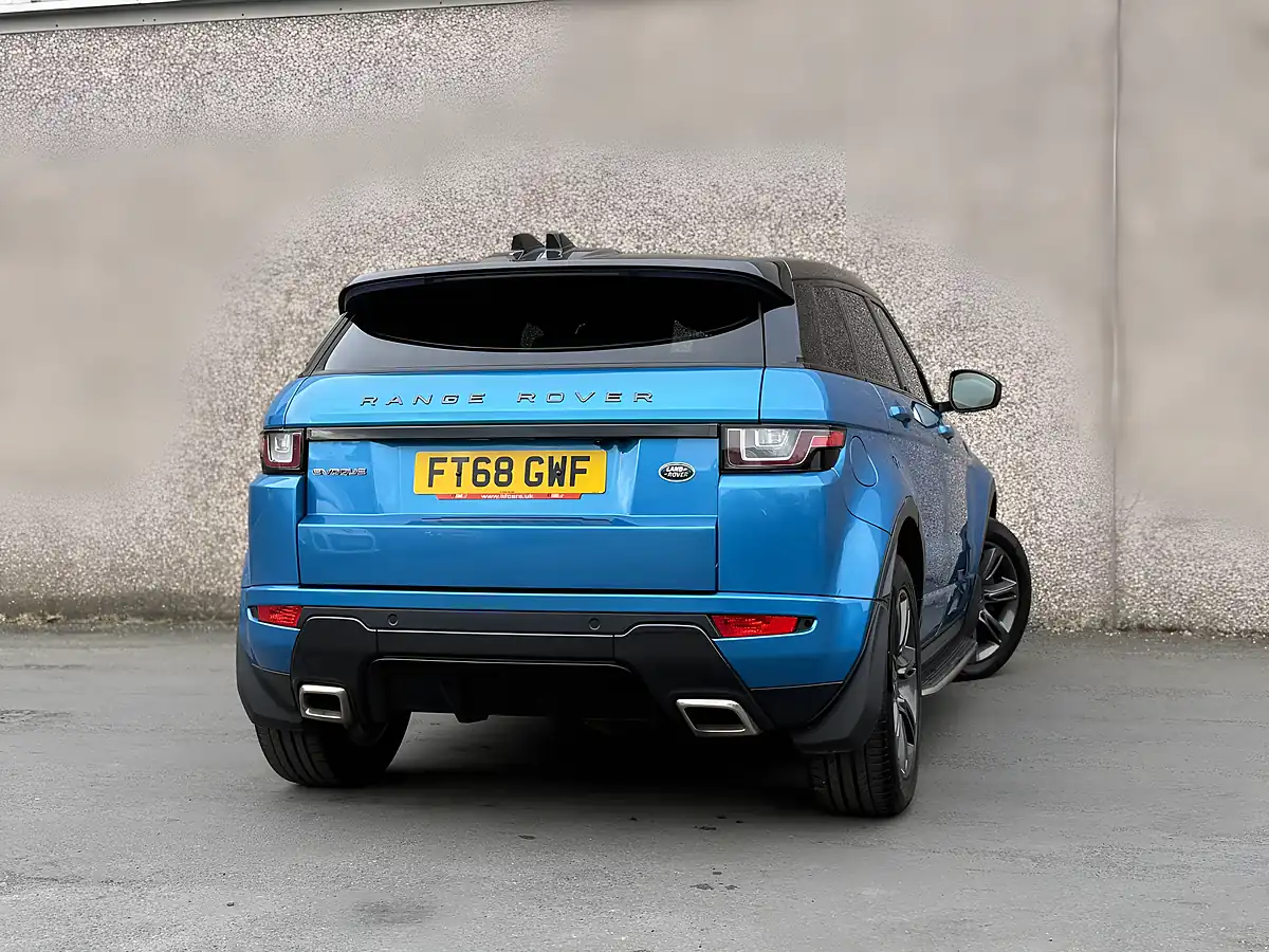 Used 2019 Land Rover Range Rover Evoque Landmark Blue - Interior and Exterior details 3