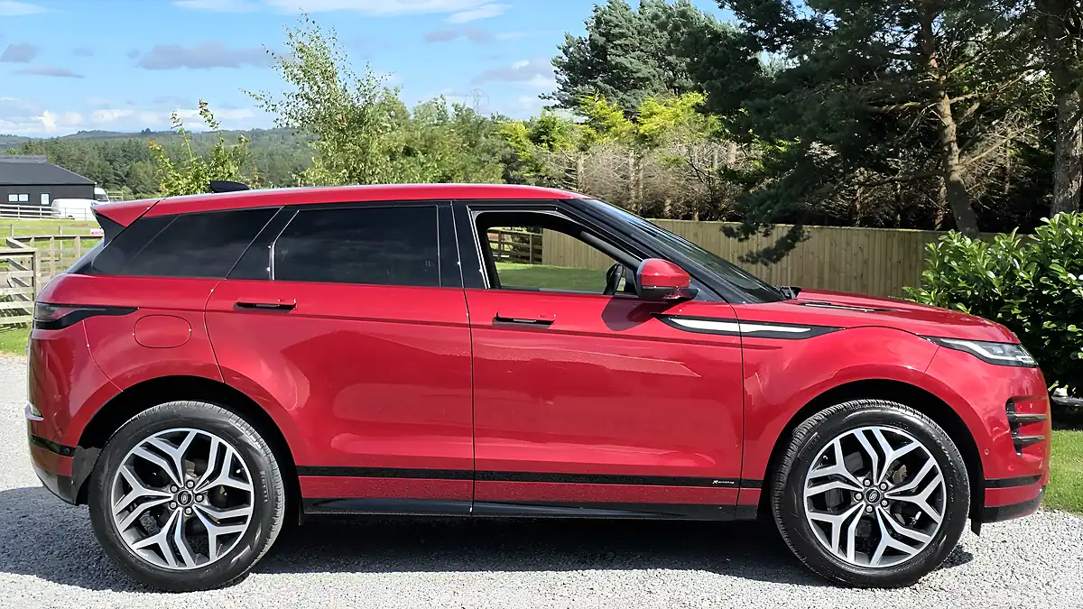 Used 2019 Land Rover Range Rover Evoque R-Dynamic Hse Red - Interior and Exterior details 2