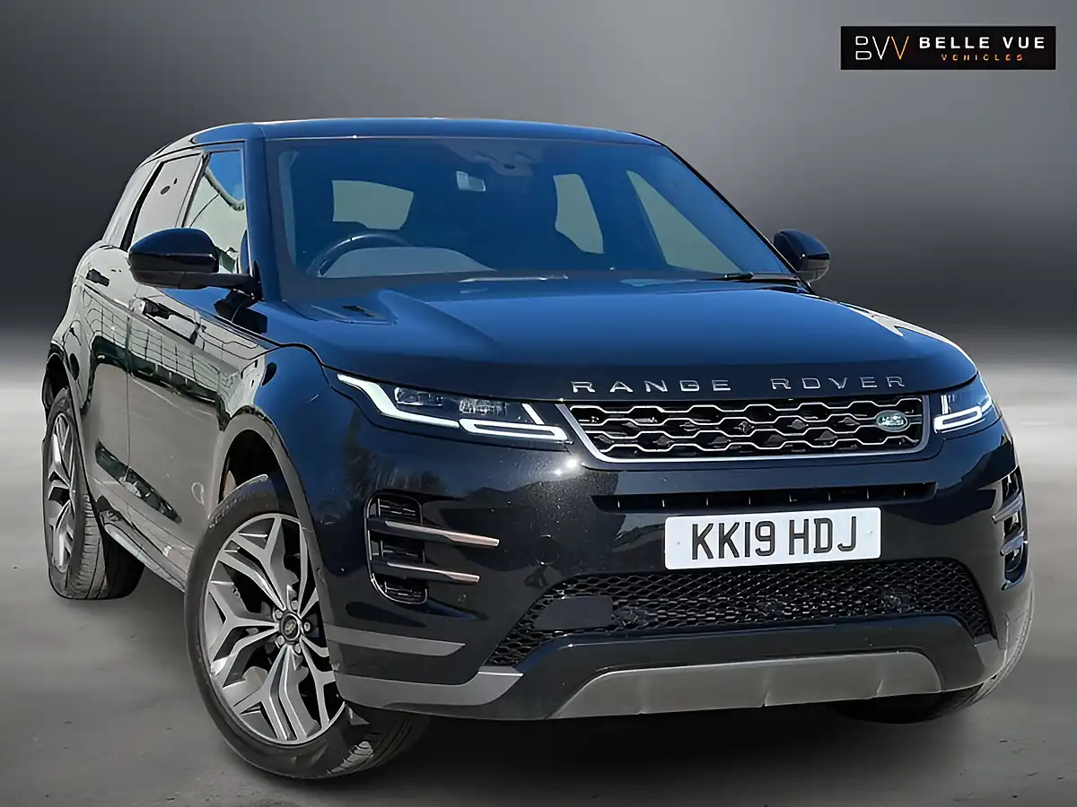 Used 2019 Land Rover Range Rover Evoque R-Dynamic Hse Santorini Black - Front View