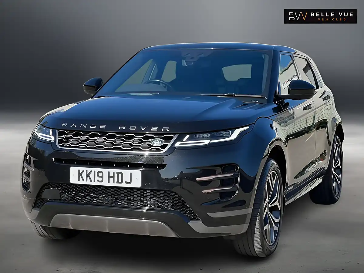 Used 2019 Land Rover Range Rover Evoque R-Dynamic Hse Santorini Black - Interior and Exterior details 17
