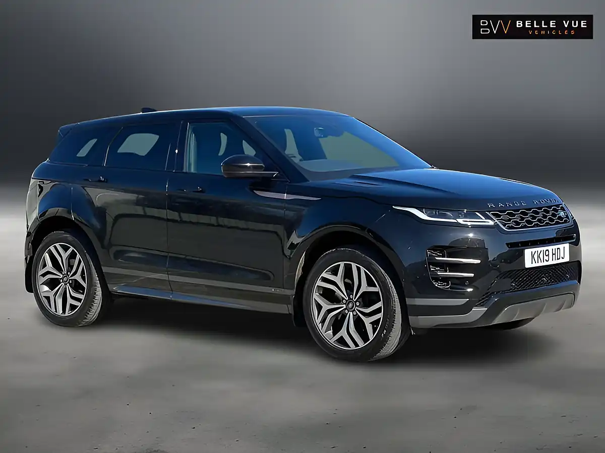 Used 2019 Land Rover Range Rover Evoque R-Dynamic Hse Santorini Black - Interior and Exterior details 3