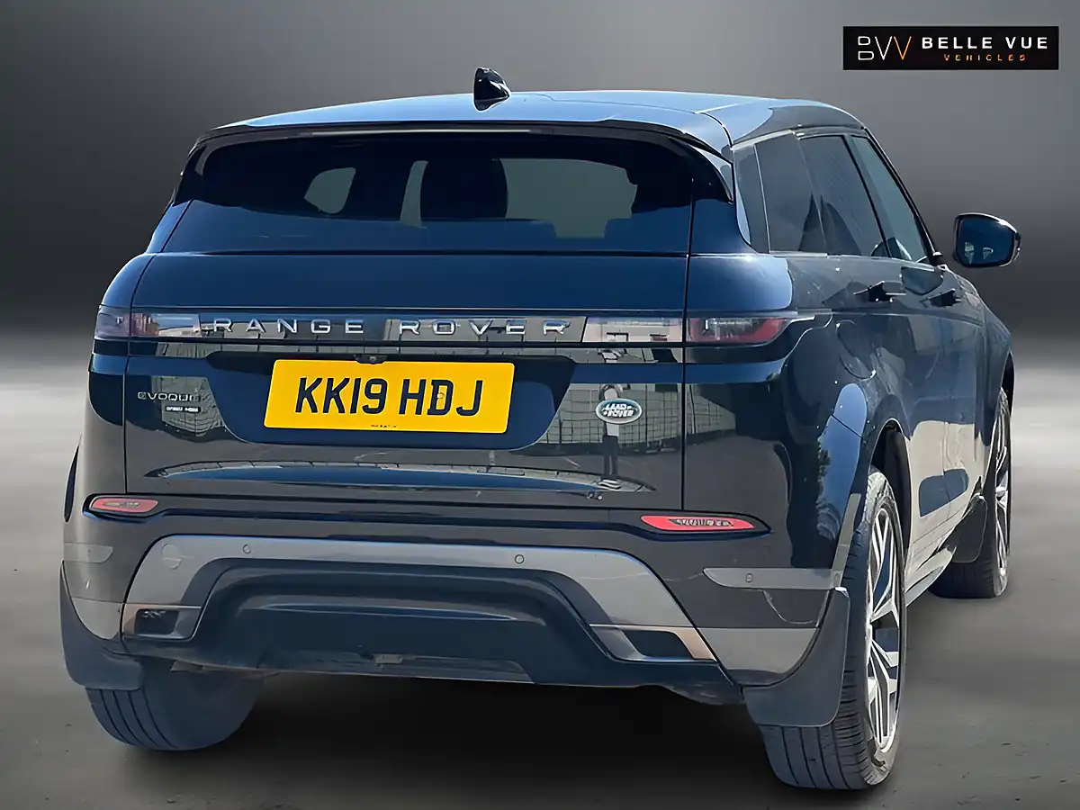 Used 2019 Land Rover Range Rover Evoque R-Dynamic Hse Santorini Black - Interior and Exterior details 9