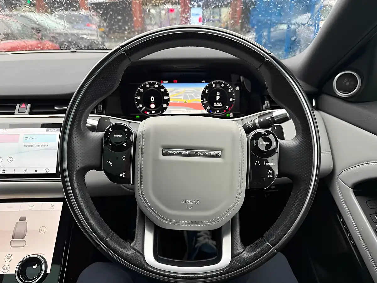 Used 2019 Land Rover Range Rover Evoque R-Dynamic Hse White - Interior and Exterior details 15