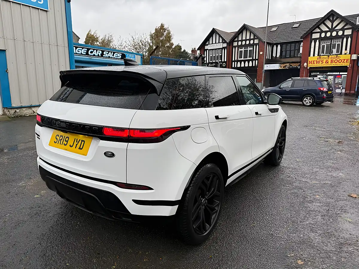 Used 2019 Land Rover Range Rover Evoque R-Dynamic Hse White - Interior and Exterior details 3