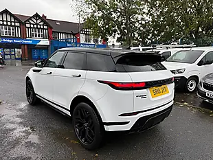 Used 2019 Land Rover Range Rover Evoque R-Dynamic Hse White - Interior and Exterior details 5