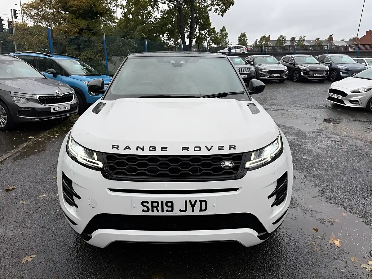Used 2019 Land Rover Range Rover Evoque R-Dynamic Hse White - Interior and Exterior details 8