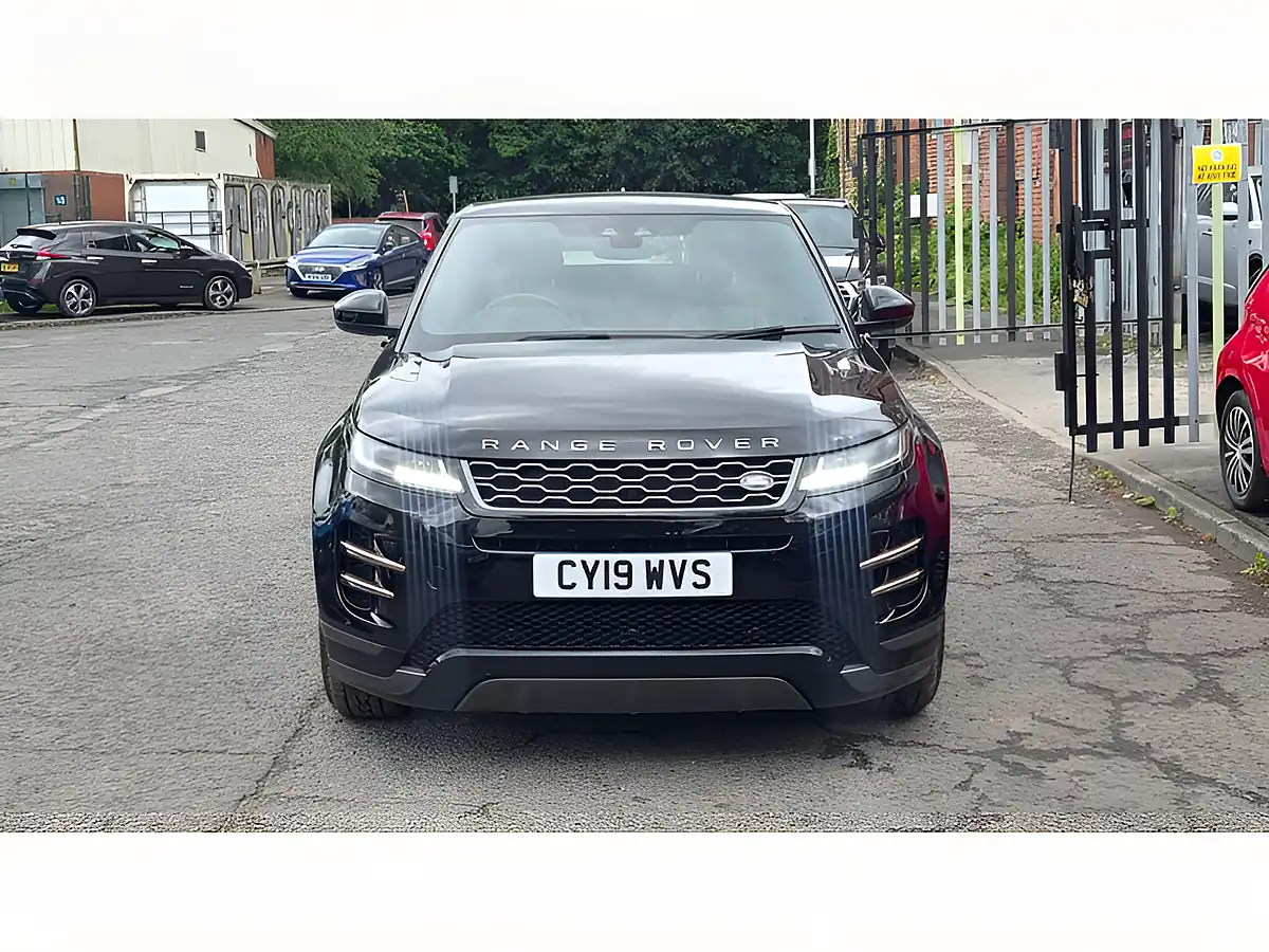 Used 2019 Land Rover Range Rover Evoque R-Dynamic S Black - Front View