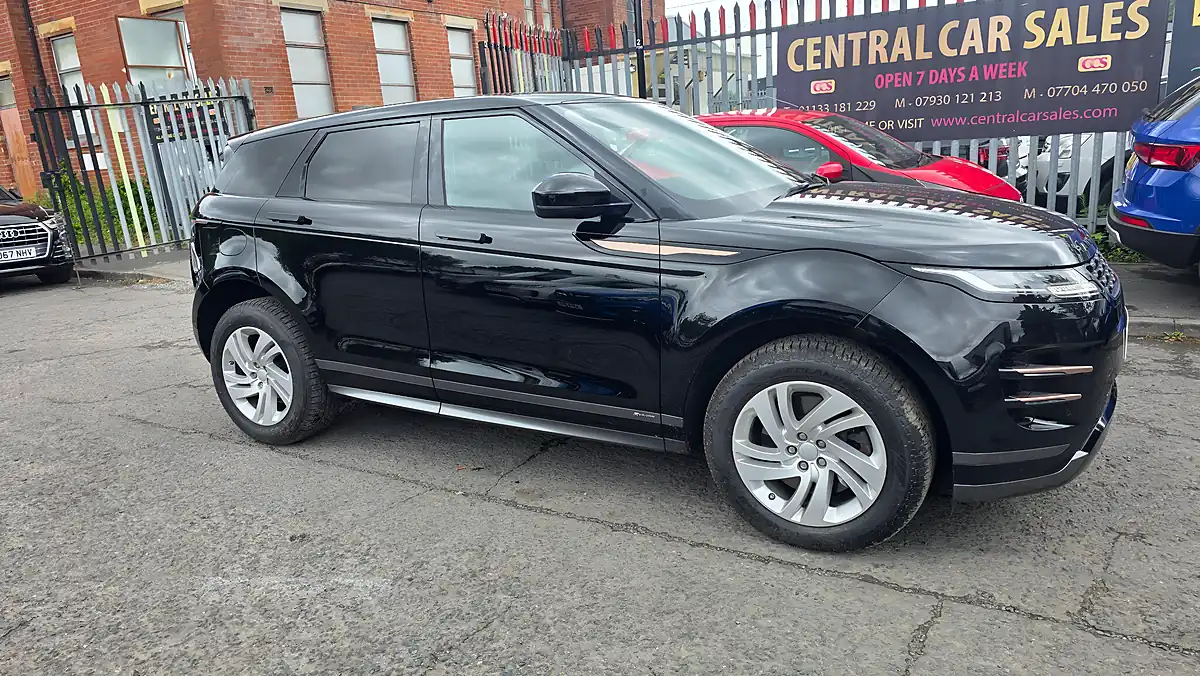 Used 2019 Land Rover Range Rover Evoque R-Dynamic S Black - Front View