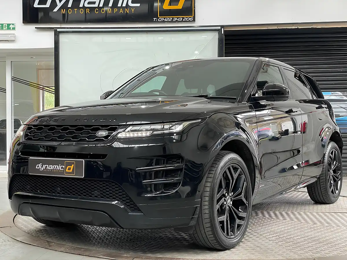 Used 2019 Land Rover Range Rover Evoque R-Dynamic S Black - Front View