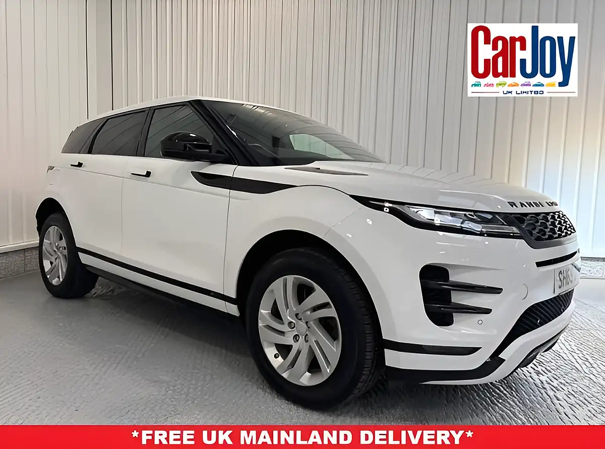 Used 2019 Land Rover Range Rover Evoque R-Dynamic S Fuji White - Front View