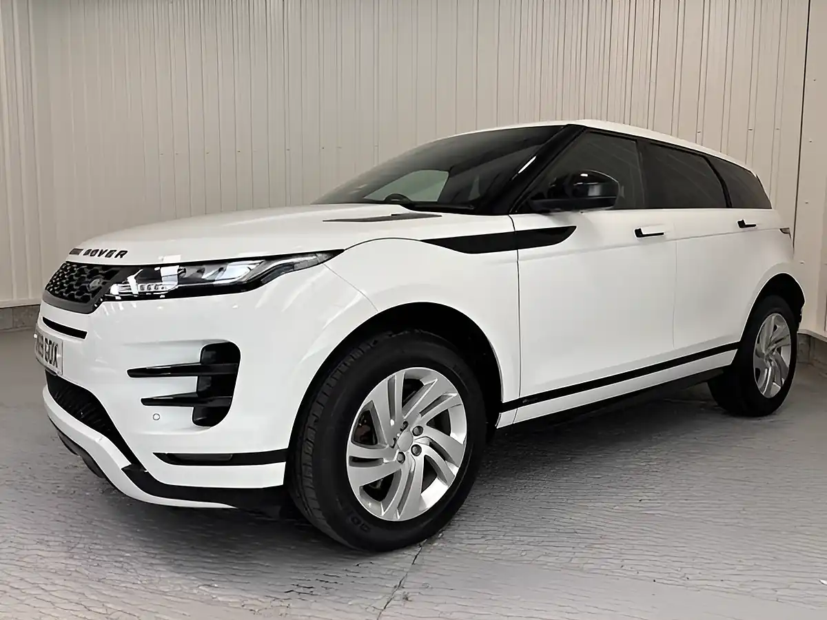 Used 2019 Land Rover Range Rover Evoque R-Dynamic S Fuji White - Interior and Exterior details 3