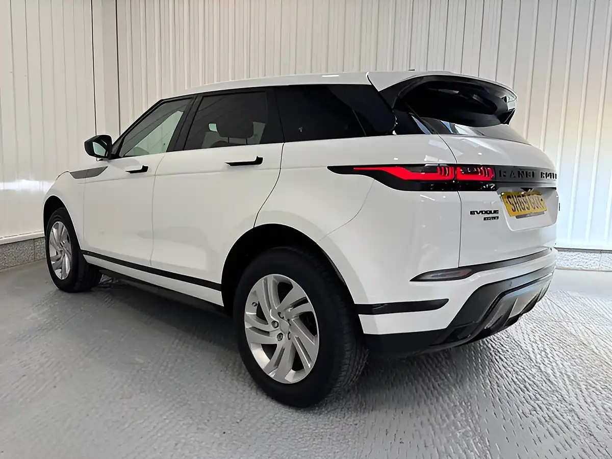 Used 2019 Land Rover Range Rover Evoque R-Dynamic S Fuji White - Interior and Exterior details 5