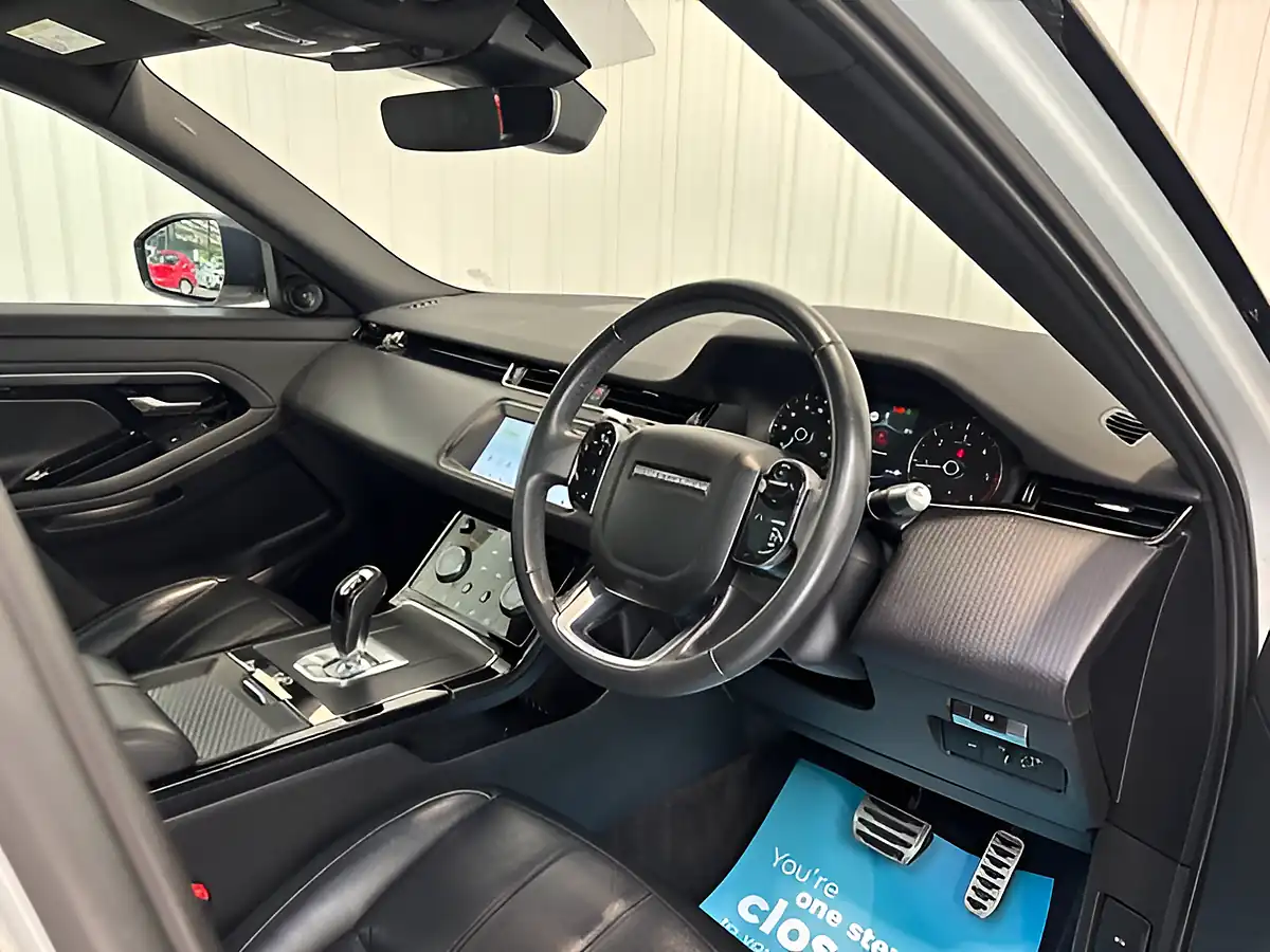 Used 2019 Land Rover Range Rover Evoque R-Dynamic S Fuji White - Interior and Exterior details 9