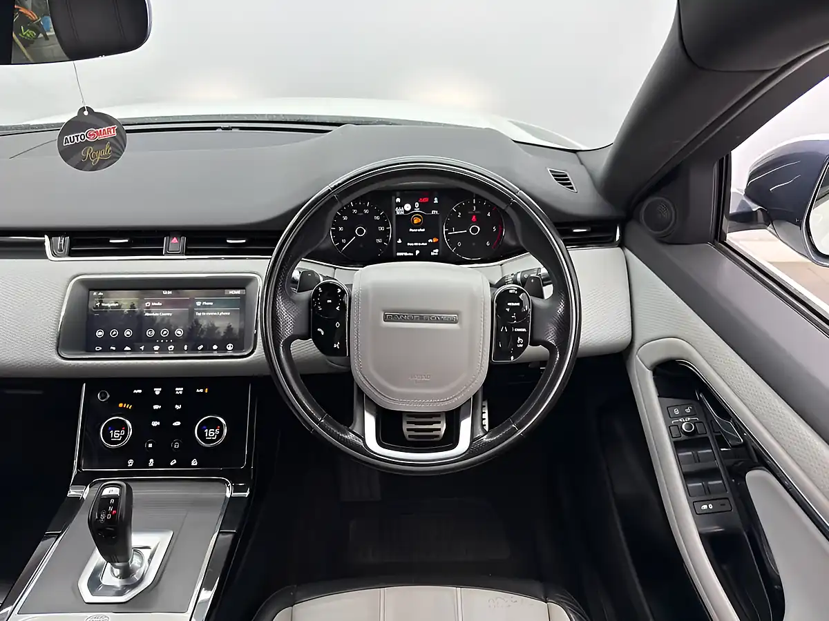 Used 2019 Land Rover Range Rover Evoque R-Dynamic S Fuji White - Interior and Exterior details 14