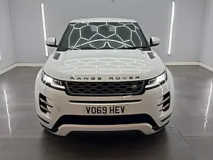 Used 2019 Land Rover Range Rover Evoque R-Dynamic S Fuji White - Interior and Exterior details 2