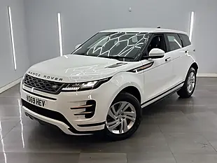 Used 2019 Land Rover Range Rover Evoque R-Dynamic S Fuji White - Interior and Exterior details 3