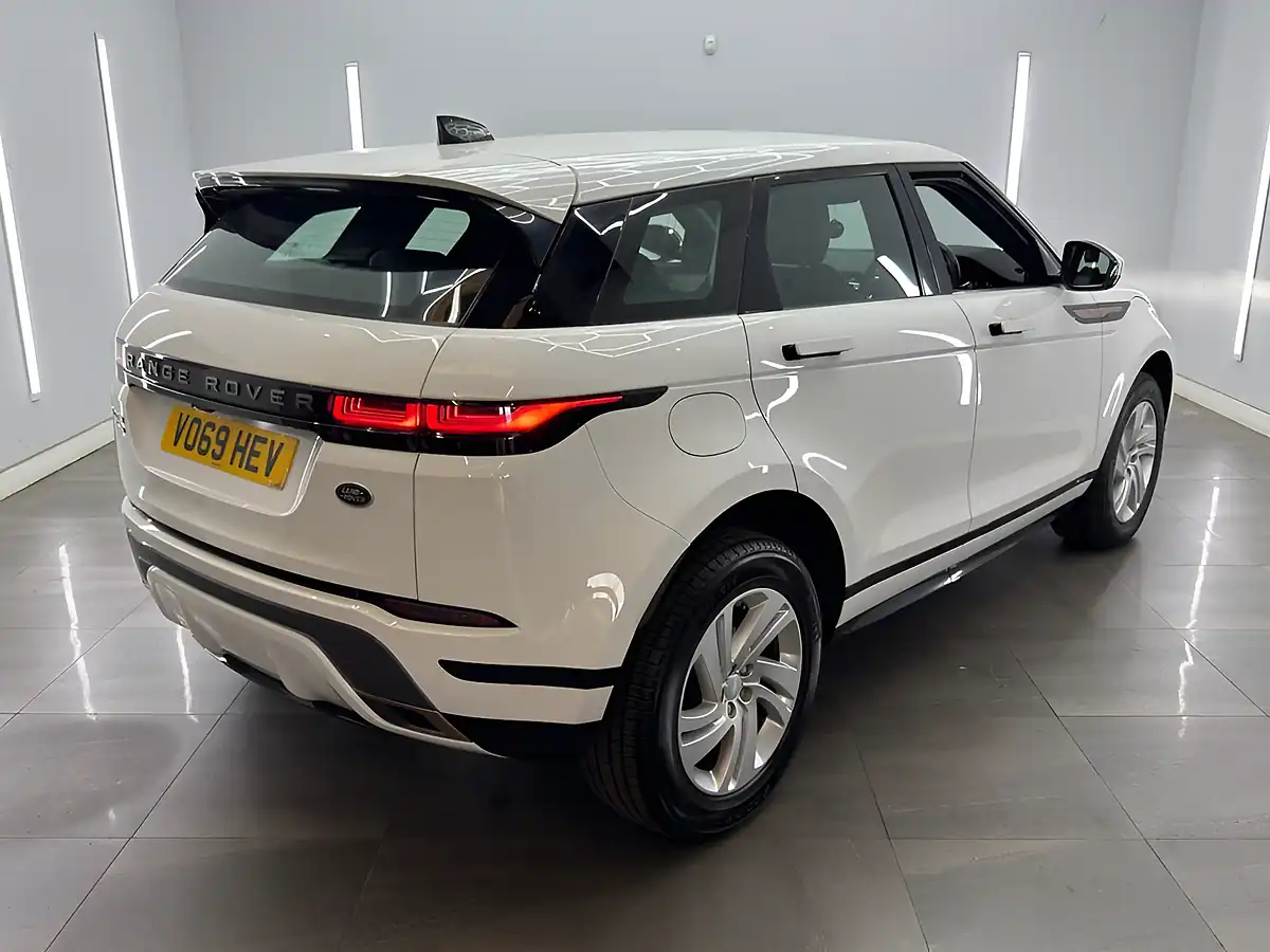 Used 2019 Land Rover Range Rover Evoque R-Dynamic S Fuji White - Interior and Exterior details 4