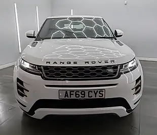 Used 2019 Land Rover Range Rover Evoque R-Dynamic S Fuji White - Interior and Exterior details 2