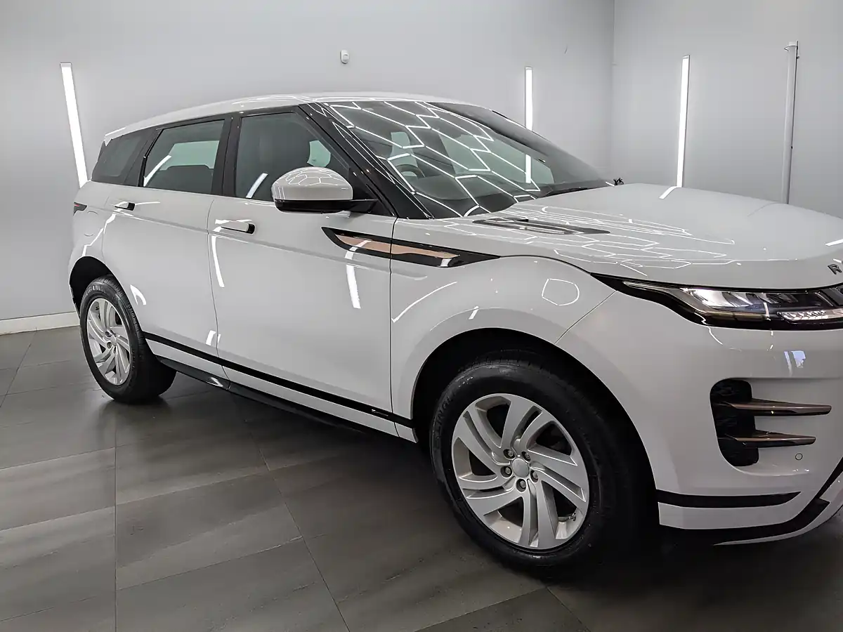 Used 2019 Land Rover Range Rover Evoque R-Dynamic S Fuji White - Interior and Exterior details 4