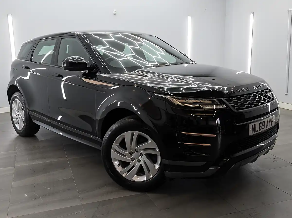 Used 2019 Land Rover Range Rover Evoque R-Dynamic S Narvik Black - Front View