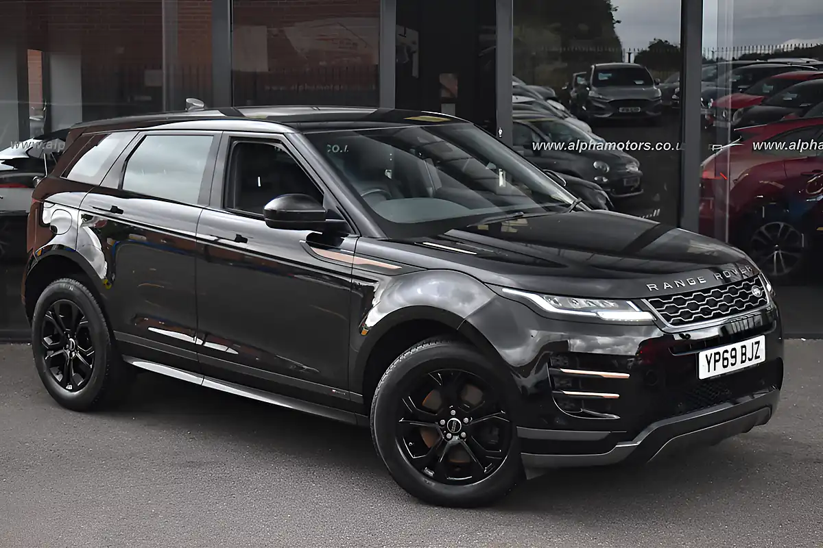Used 2019 Land Rover Range Rover Evoque R-Dynamic S Narvik Black - Front View