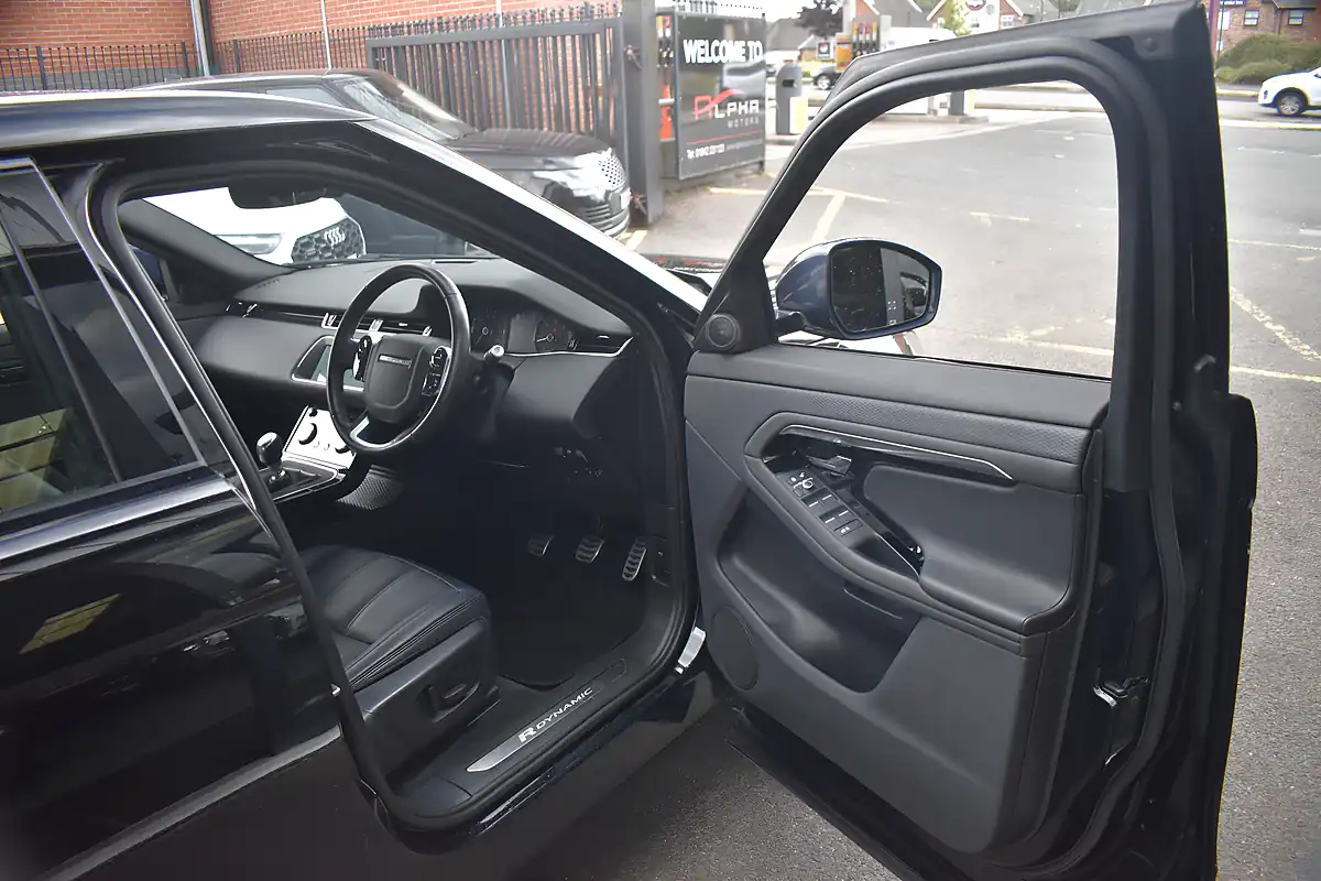 Used 2019 Land Rover Range Rover Evoque R-Dynamic S Narvik Black - Interior and Exterior details 11