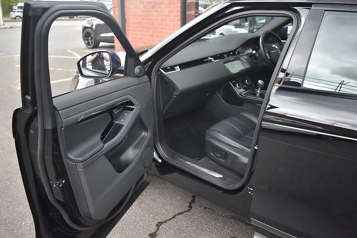Used 2019 Land Rover Range Rover Evoque R-Dynamic S Narvik Black - Interior and Exterior details 13