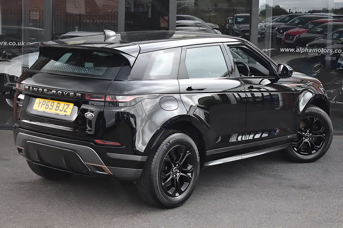 Used 2019 Land Rover Range Rover Evoque R-Dynamic S Narvik Black - Interior and Exterior details 5