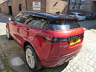 Used 2019 Land Rover Range Rover Evoque R-Dynamic S Red - Interior and Exterior details 4