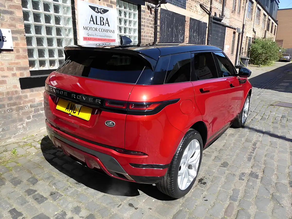 Used 2019 Land Rover Range Rover Evoque R-Dynamic S Red - Interior and Exterior details 6