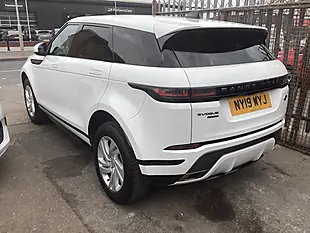 Used 2019 Land Rover Range Rover Evoque R-Dynamic S White - Interior and Exterior details 19