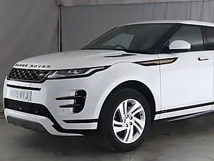 Used 2019 Land Rover Range Rover Evoque R-Dynamic S White - Interior and Exterior details 2