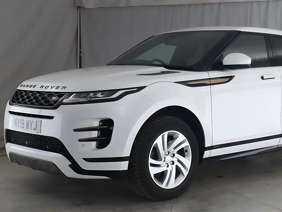 Used 2019 Land Rover Range Rover Evoque R-Dynamic S White - Interior and Exterior details 2