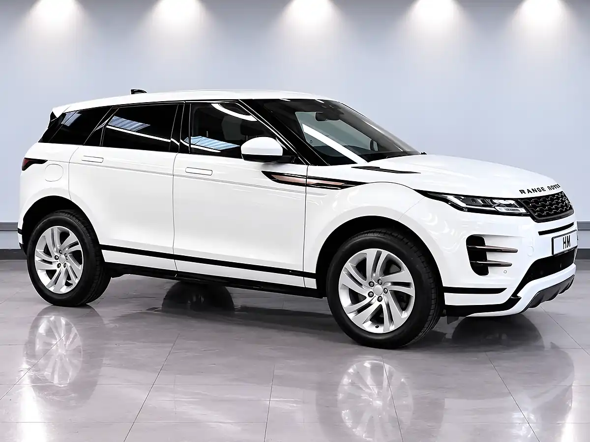 Used 2019 Land Rover Range Rover Evoque R-Dynamic S White - Interior and Exterior details 11