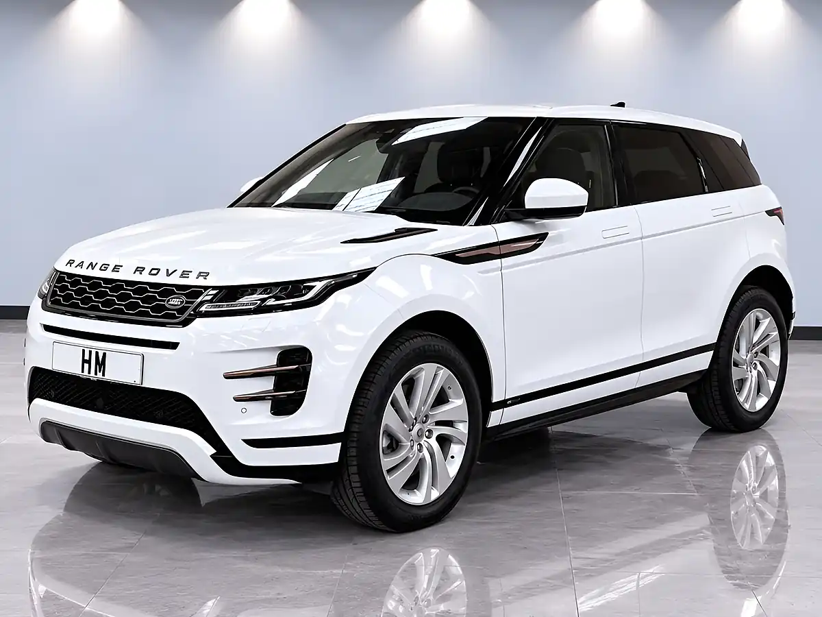 Used 2019 Land Rover Range Rover Evoque R-Dynamic S White - Interior and Exterior details 3