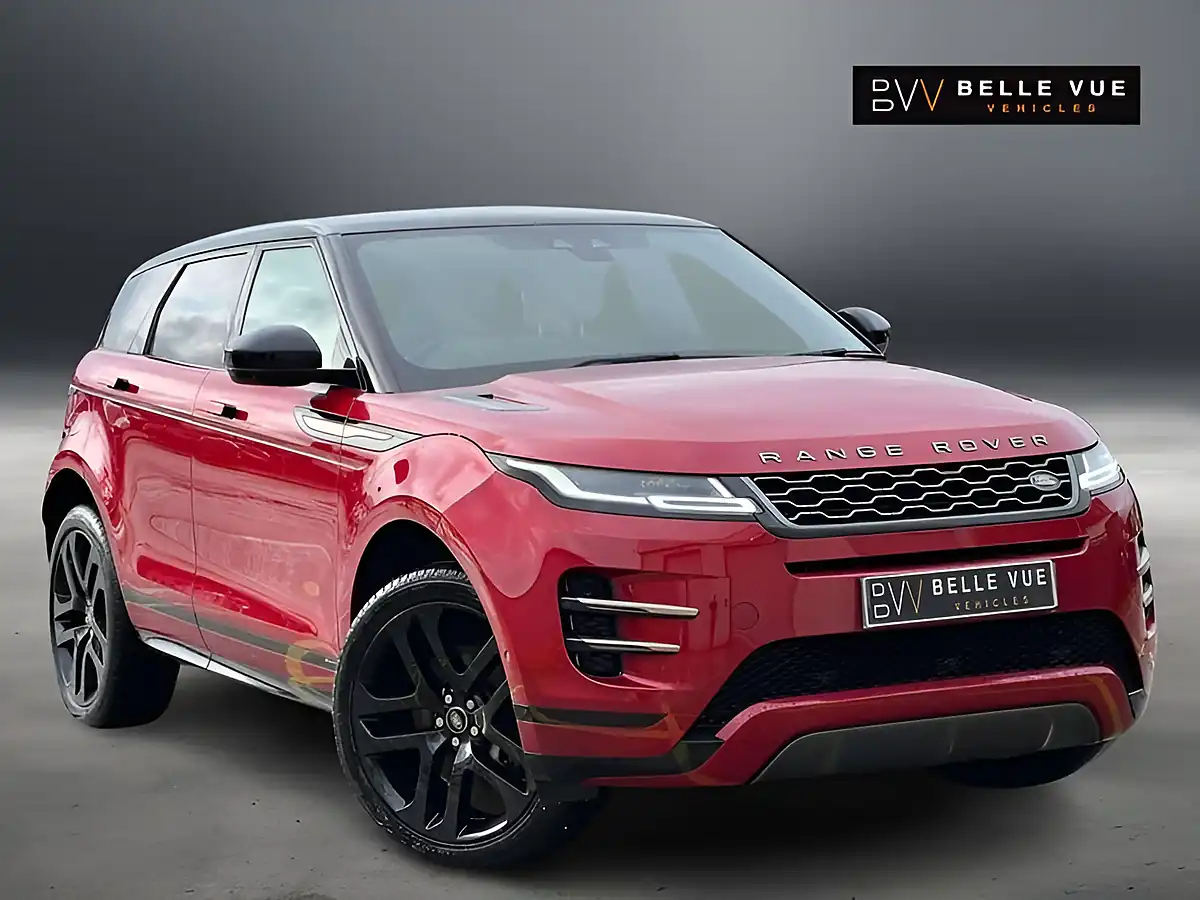 Used 2019 Land Rover Range Rover Evoque R-Dynamic Se Firenze Red - Front View