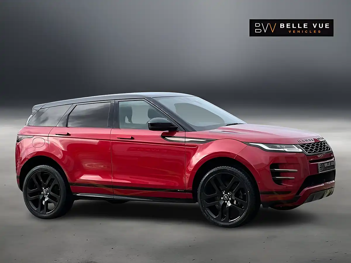 Used 2019 Land Rover Range Rover Evoque R-Dynamic Se Firenze Red - Interior and Exterior details 2