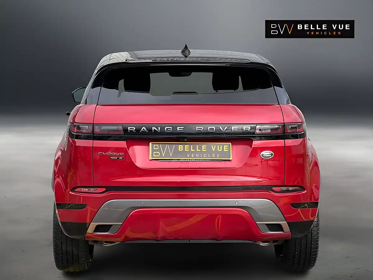Used 2019 Land Rover Range Rover Evoque R-Dynamic Se Firenze Red - Interior and Exterior details 5