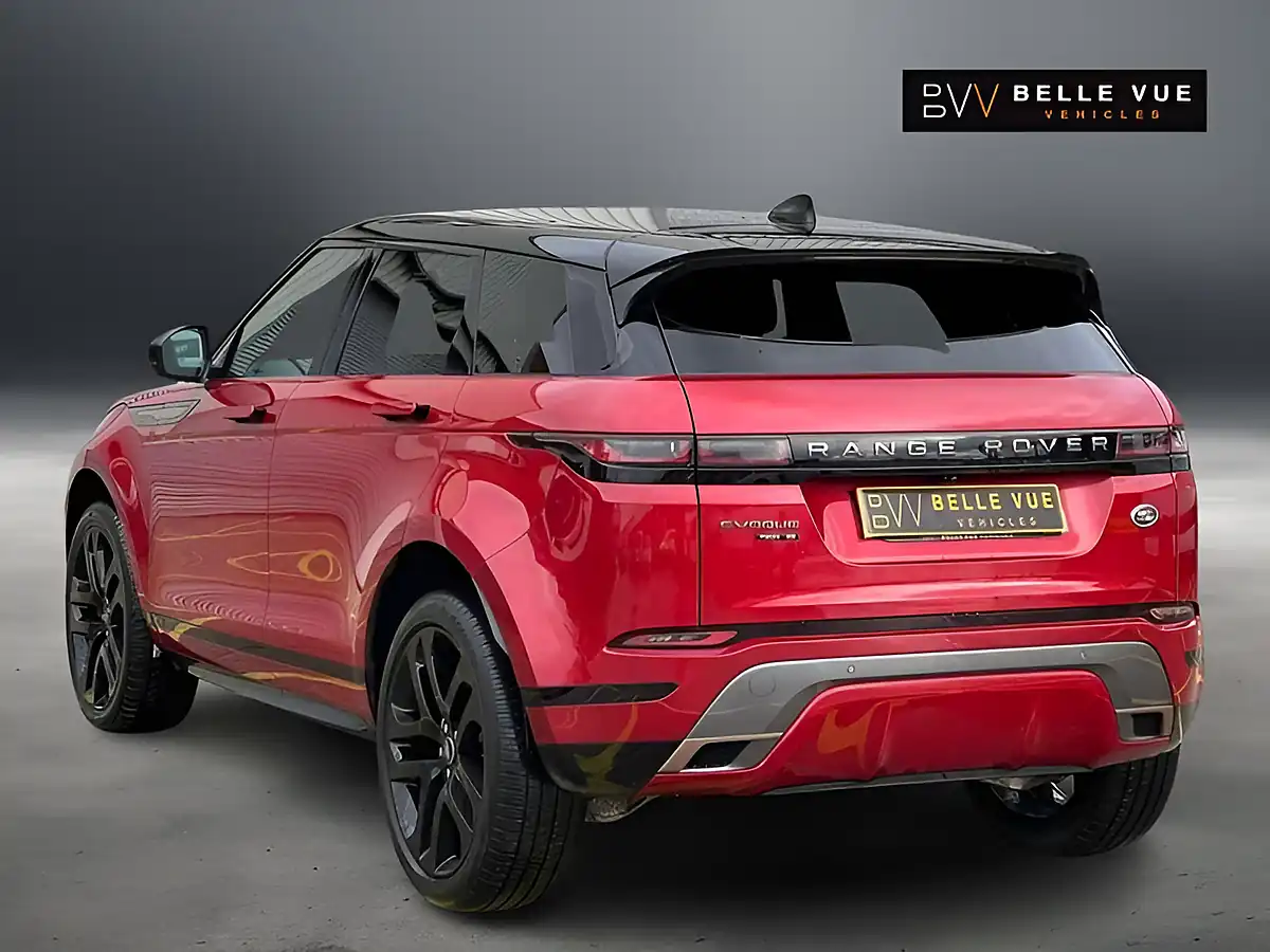 Used 2019 Land Rover Range Rover Evoque R-Dynamic Se Firenze Red - Interior and Exterior details 6