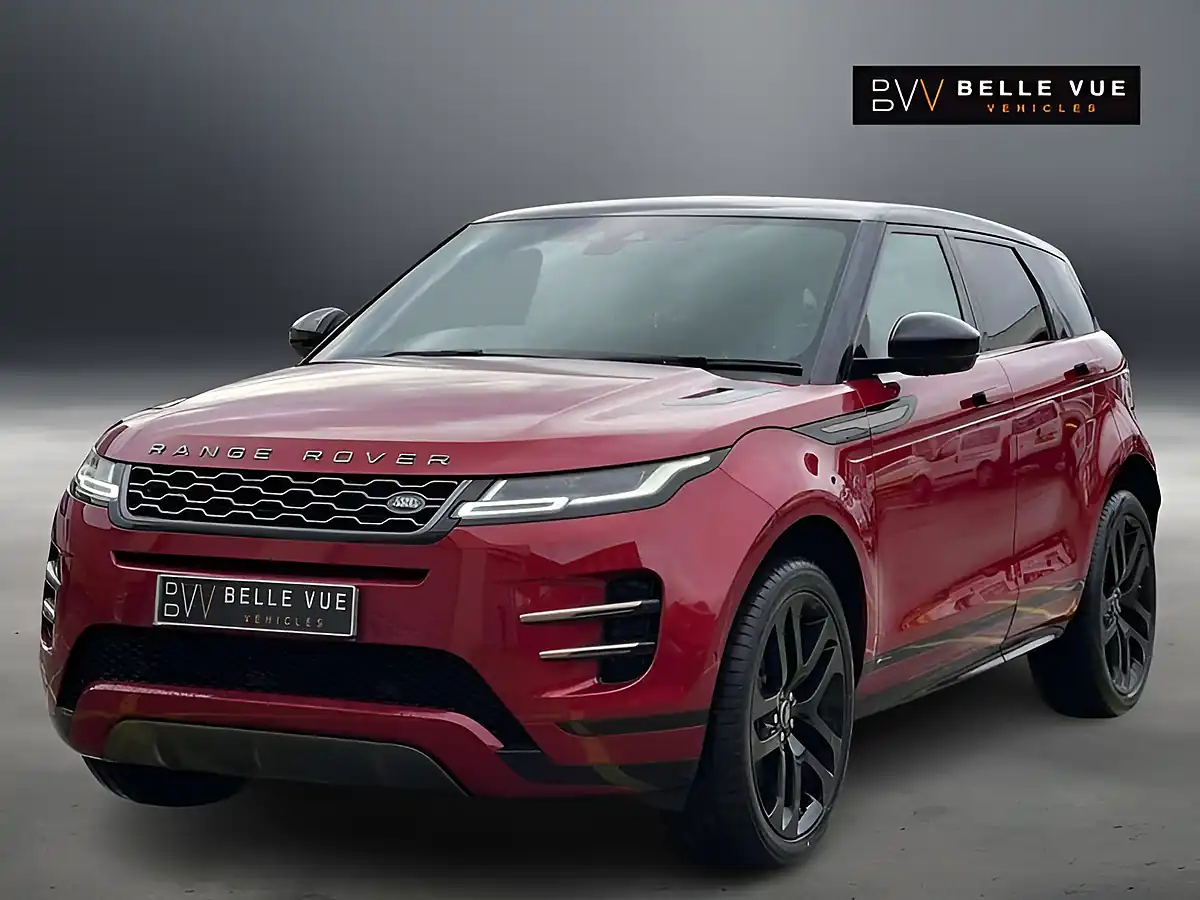 Used 2019 Land Rover Range Rover Evoque R-Dynamic Se Firenze Red - Interior and Exterior details 9