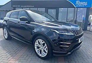 Used 2019 Land Rover Range Rover Evoque R-Dynamic Se Narvik Black - Interior and Exterior details 4
