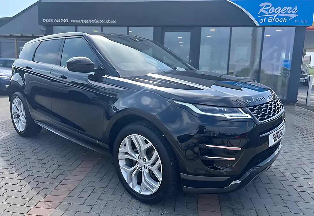 Used 2019 Land Rover Range Rover Evoque R-Dynamic Se Narvik Black - Interior and Exterior details 4