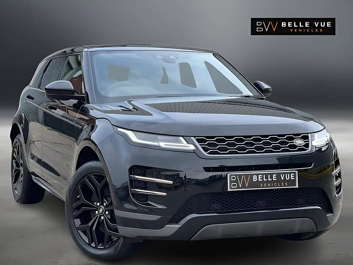 Used 2019 Land Rover Range Rover Evoque R-Dynamic Se Narvik Black - Front View