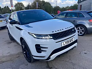 Used 2019 Land Rover Range Rover Evoque R-Dynamic Se White - Interior and Exterior details 3