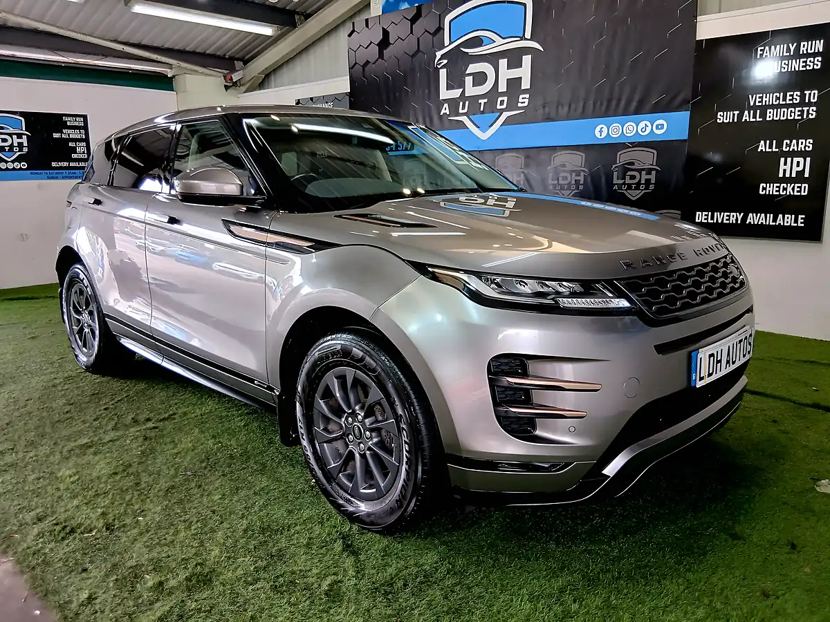 Used 2019 Land Rover Range Rover Evoque R-Dynamic Silver - Front View