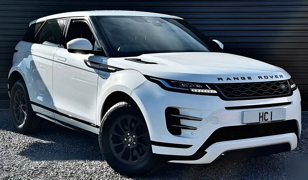 Used 2019 Land Rover Range Rover Evoque R-Dynamic White - Front View