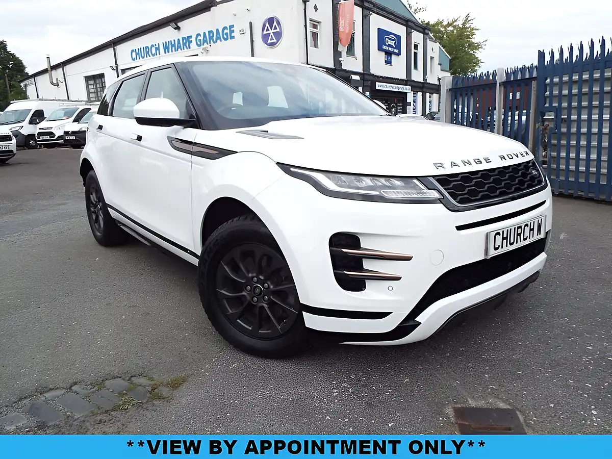 Used 2019 Land Rover Range Rover Evoque R-Dynamic White - Front View